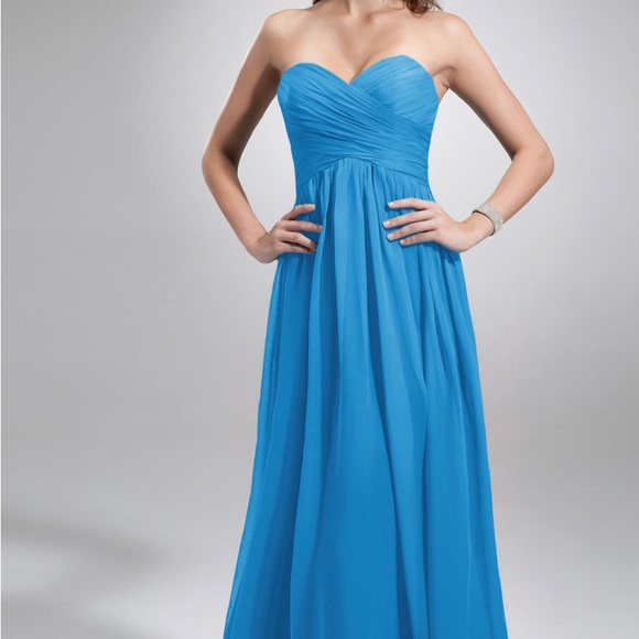 JJ’S House blue long dress - Picture 8 of 9